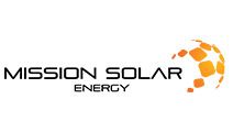 A logo of vision solar energy